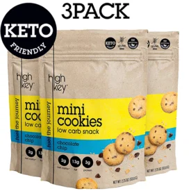 HighKey Snacks Keto Mini Cookies – Chocolate Chip