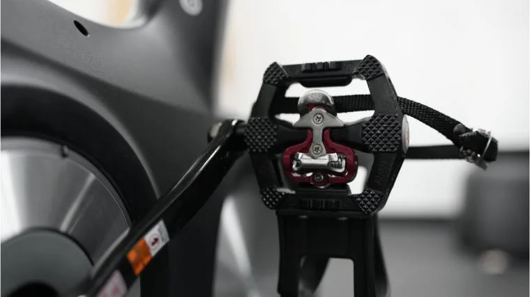 The pedals on the Echelon Connect EX-8s.