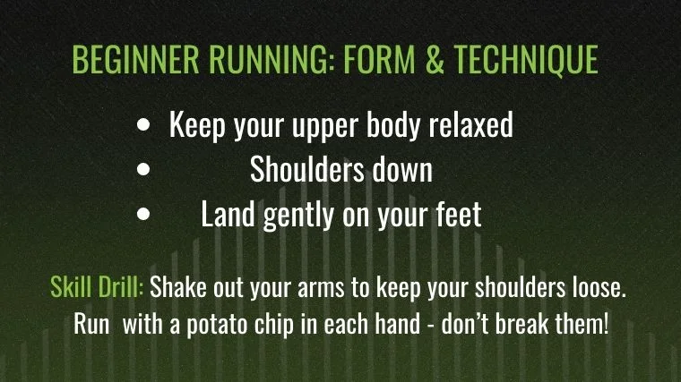 beginner running form and technique