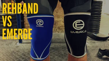 EmergeVsRehbandKneeSleeves