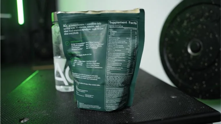 A look at AG1's supplement facts.