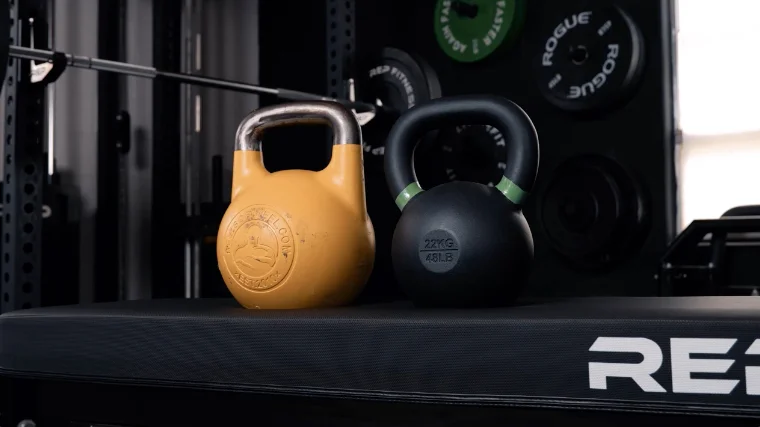 Bells of Steel Competition Kettlebell vs a Powder Coat Kettlebell