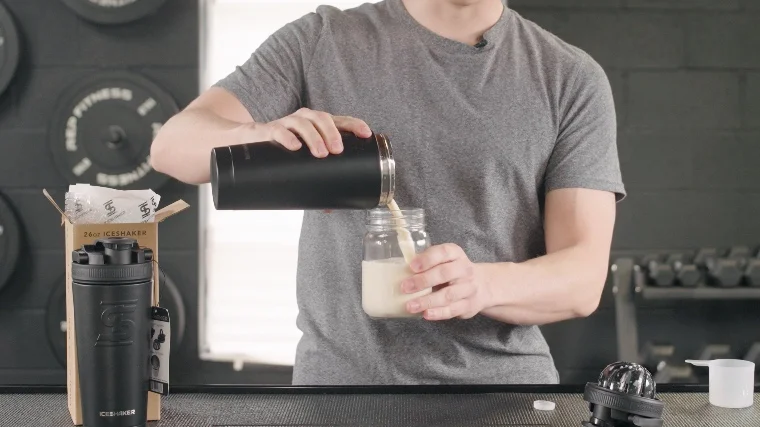 Jake Using the Ice Shaker