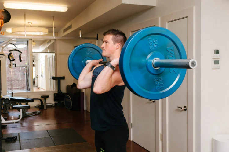 j2fit weightlifting push press and jerk front rack