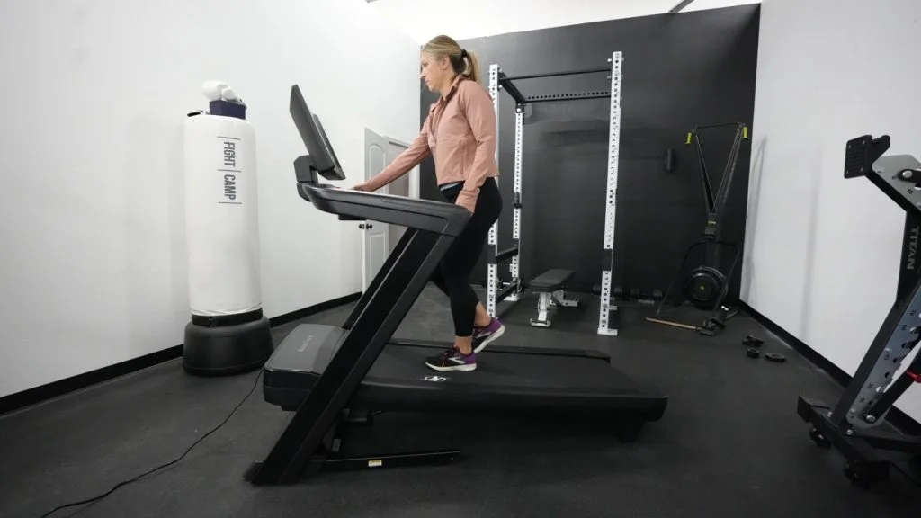nordictrack 1750 2023 model walking on incline