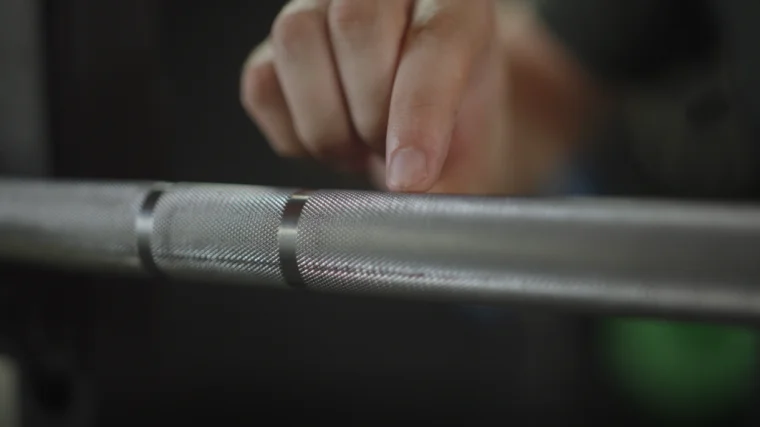 Again Faster Evolution Barbell Knurling