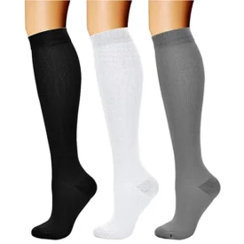 CHARMKING Compression Socks for Women & Men (3 Pairs)