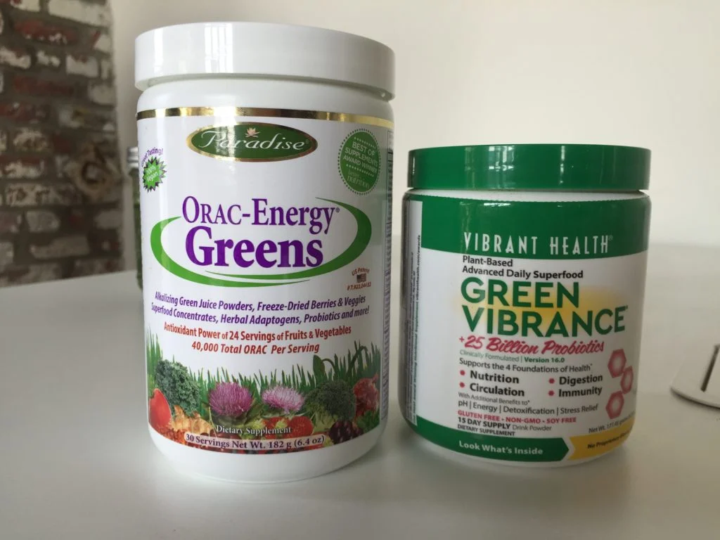 ORAC-Energy Greens vs. Green Vibrance Ingredients ORAC-Energy Greens vs. Green Vibrance Ingredients