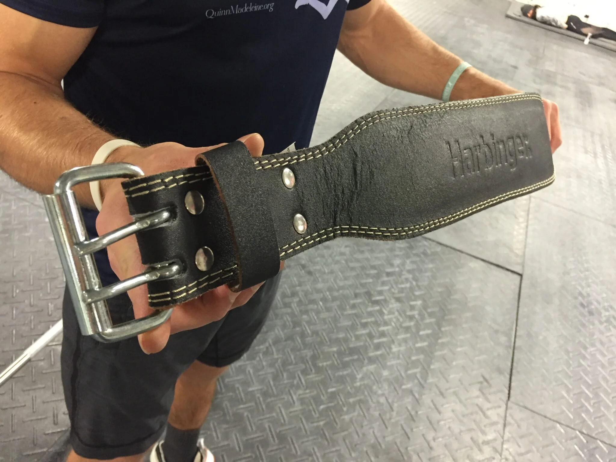 Harbinger 4" Padded Leather Belt