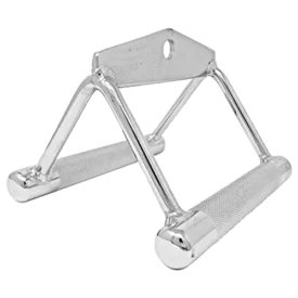 Garage Fit Double D Handle Cable Machine Attachment for Seated Row