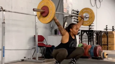 A'Naja Newsome weightlifting coach