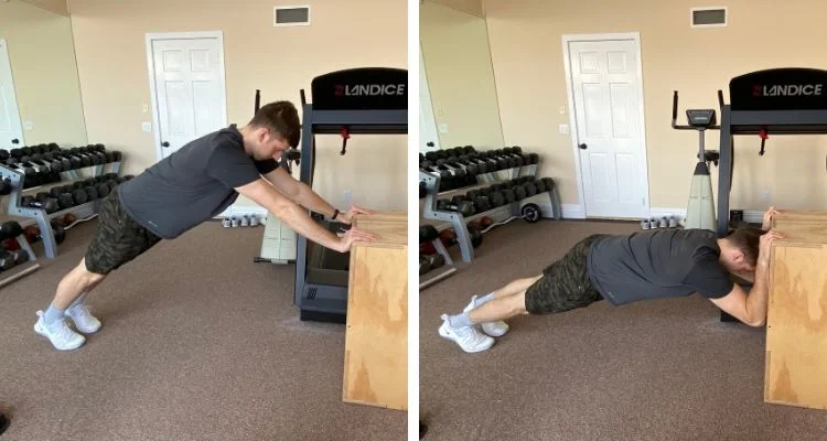 Bodyweight Box Skull Crusher