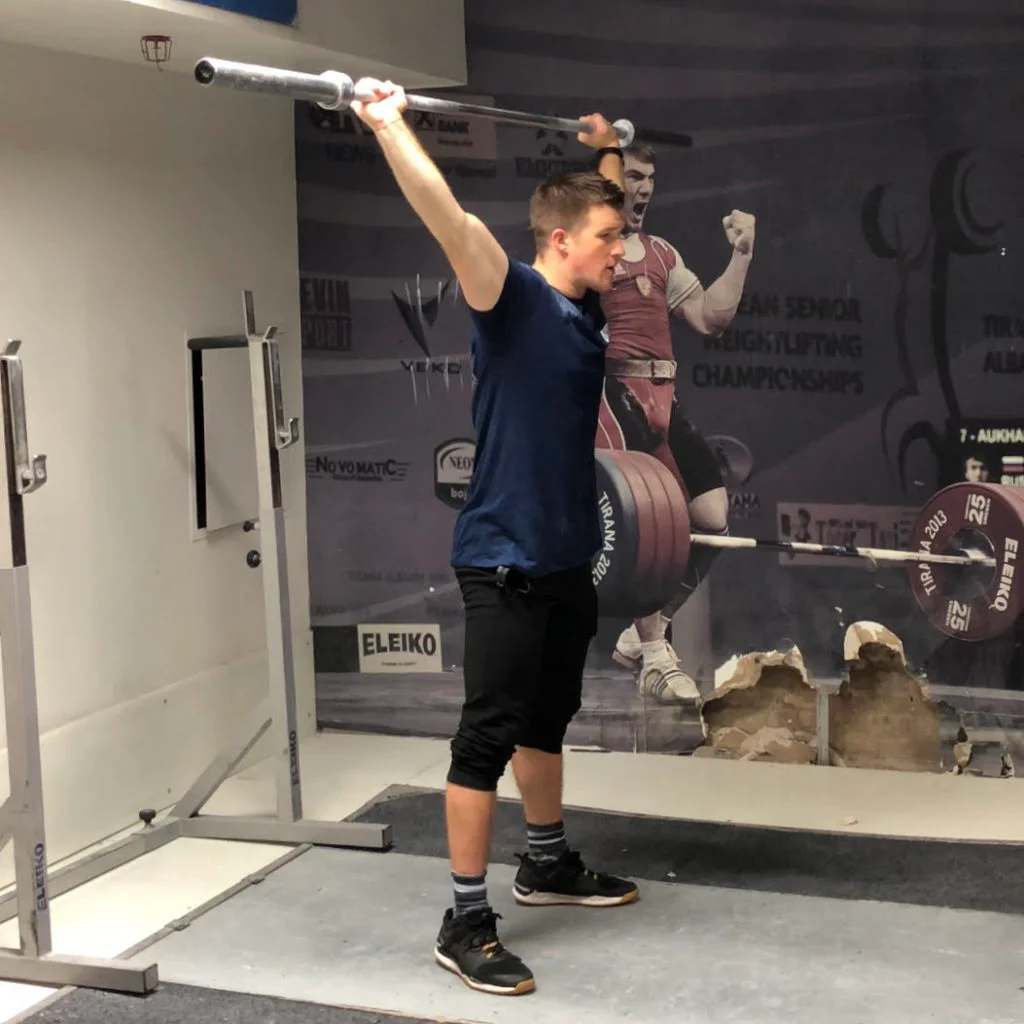 Establish Position Overhead Squat Top
