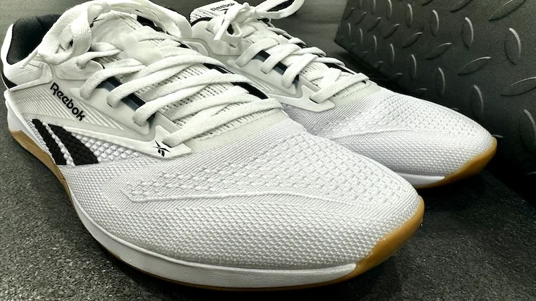 Close up view of the new Flexweave Knit upper of the Reebok Nano X4s