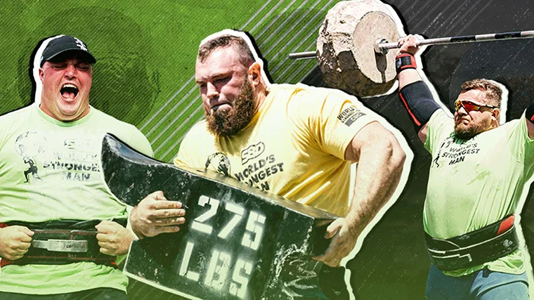 A collection of images featuring prominent strongmen.