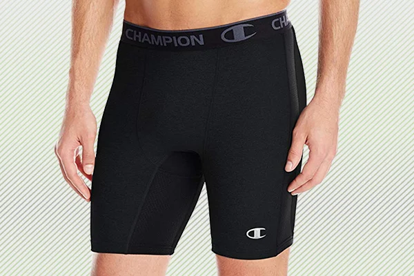 mens compression shorts champion