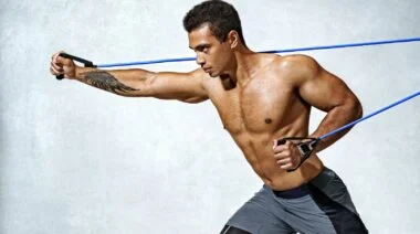 upper body resistance band workout featured image barbend