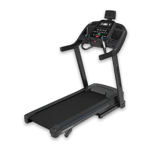 Horizon 7.0 AT Treadmill on transparent background
