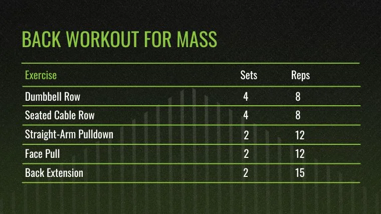 back workout for mass