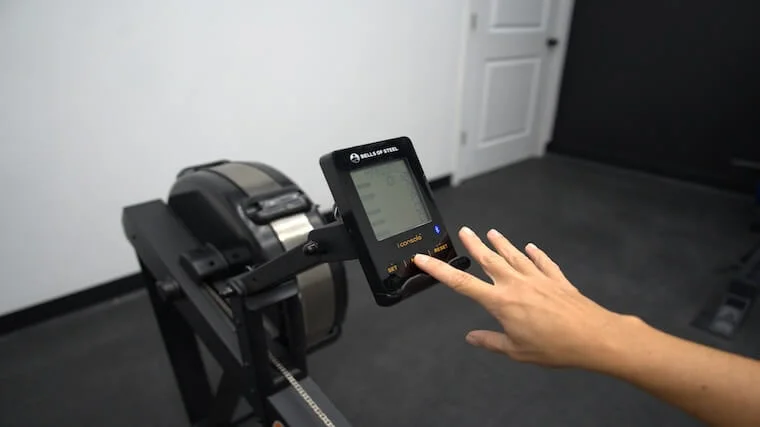 Bells of Steel Blitz Air Rower LCD display