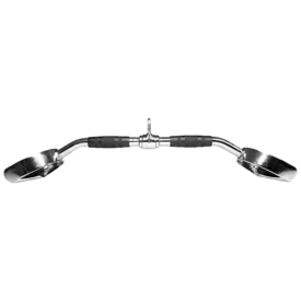 Titan Fitness Chrome Lat Bar Pro Duty D Handle