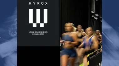 A poster for the HYROX World Championships 2025