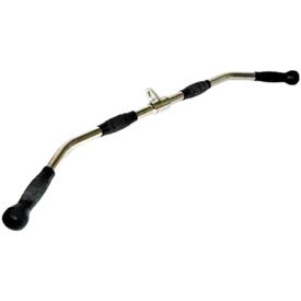 CAP Barbell Deluxe LAT Bar Cable Attachment with Rubber Handgrips