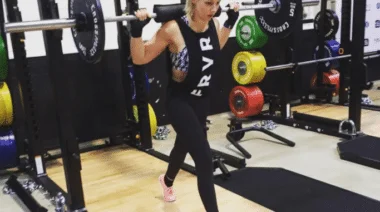 barbell split squat