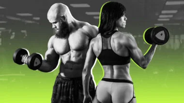 Average biceps size
