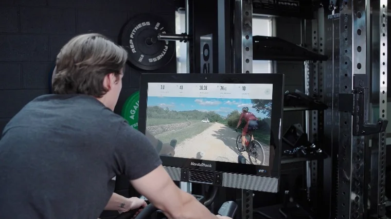 Jake Riding the NordicTrack S27i