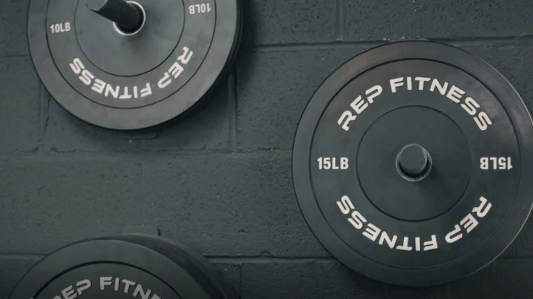 REP Black Bumper Plates Rubber Coat