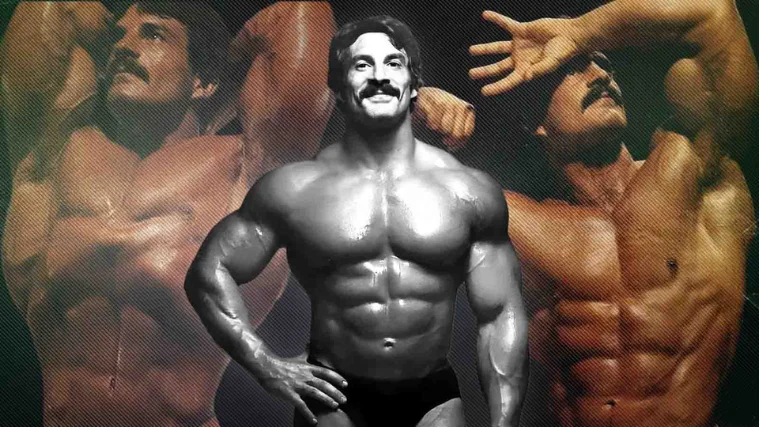 Bodybuilder Mike Mentzer collage