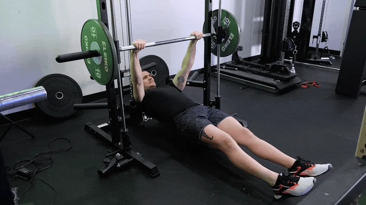 smith machine inverted row barbend movement gif masters