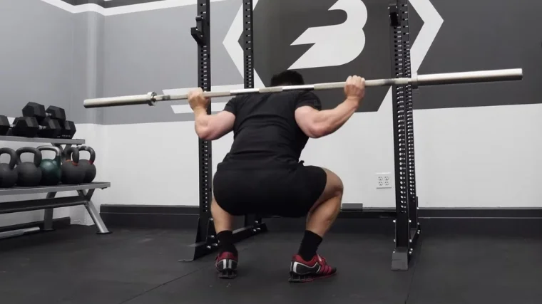 Taylor Atwood Doing Back Squat