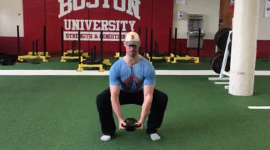 goblet squat with lowering