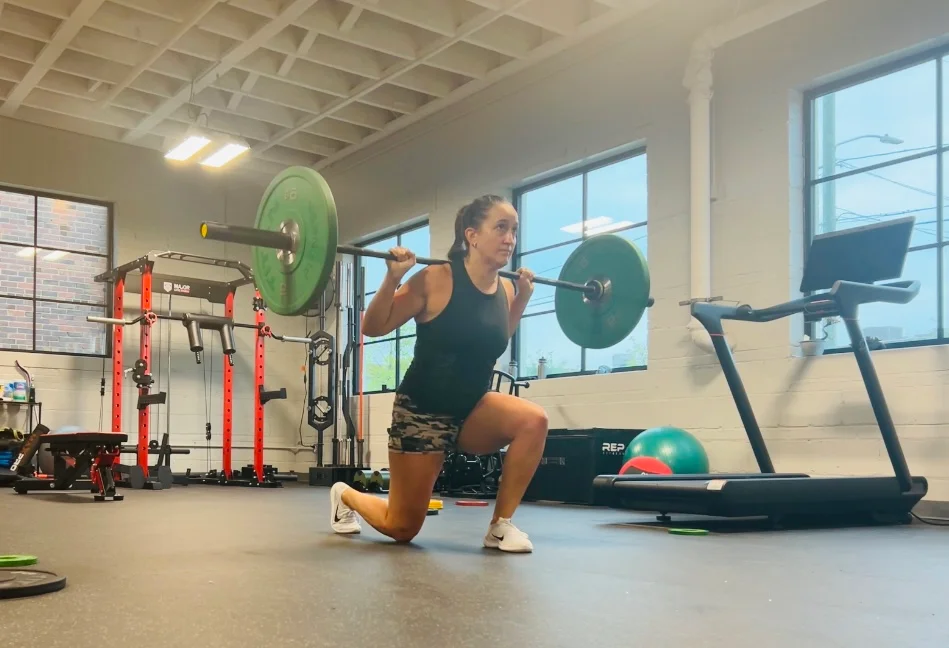 BarBend tester using Synergee Games Cerakote Barbell.