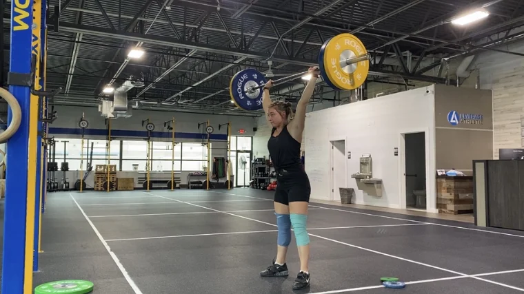 squat jerk finish