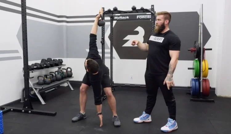 kettlebell windmill