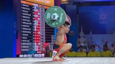 Li Fabin 146KG Snatch World Record