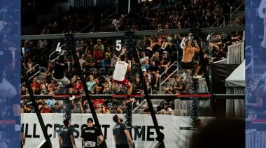 Athletes compete at the CrossFit Games