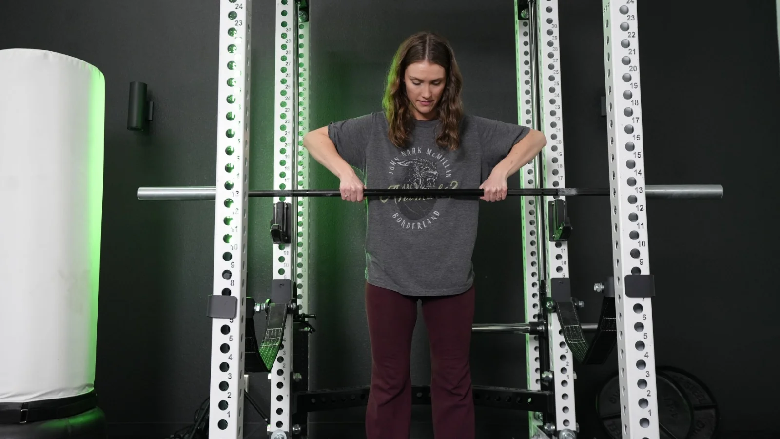 rep pr 5000 squat rack moving barbell