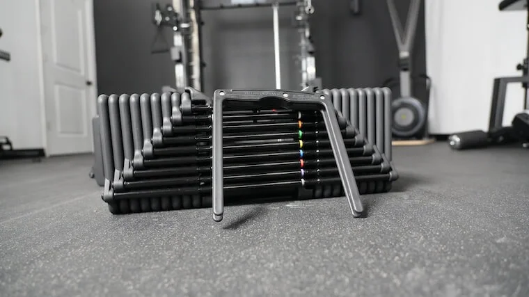 powerblock-pro-100-exp-adjustable-dumbbell-selector-pin PowerBlock Pro 100 EXP Adjustable Dumbbells selector pin