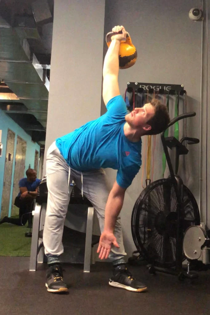 Kettlebell Windmill Front Bottom