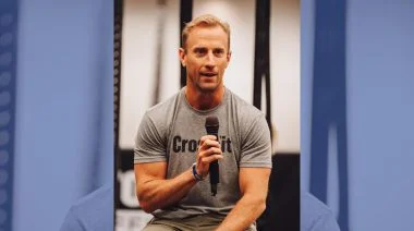 CrossFit CEO Don Faul speaks at a town hall