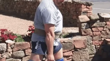 Mark Haydock Sets Dinnie Stones World Record.