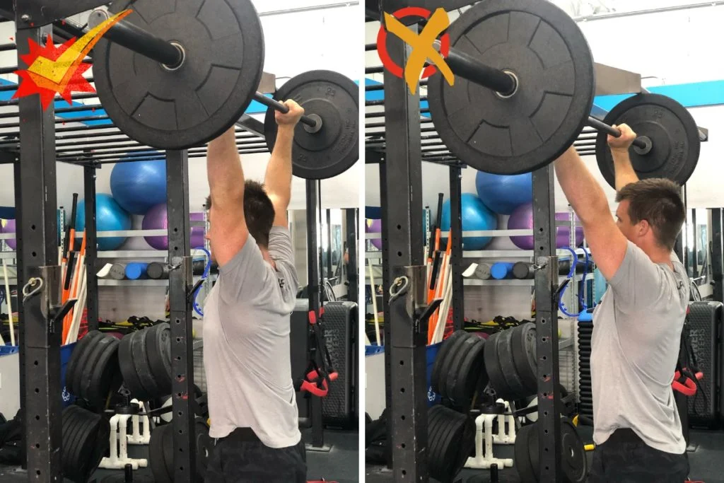 Overhead Press Bar Path