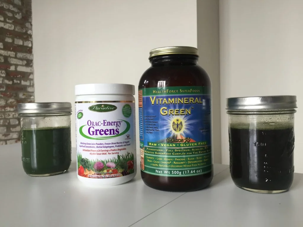 ORAC-Energy Greens Versus Vitamineral Green