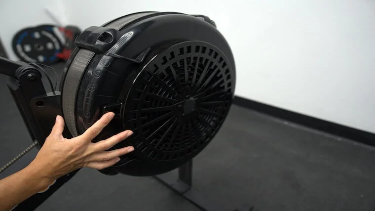 bells-of-steel-blitz-air-rower-fan-drive-and-damper-1 (1) Bells of Steel Blitz Air Rower damper