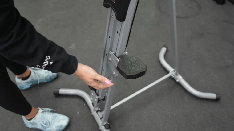 maxi climber close up on pedal