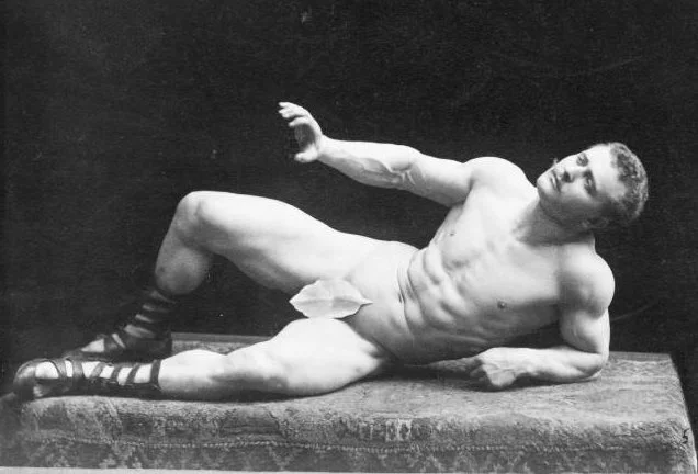 Eugene Sandow in repose